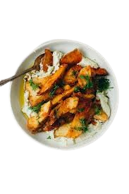 Crispy Potatoes Feta Cheese 